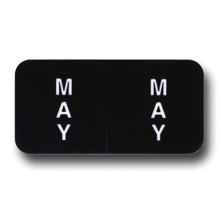 Asp File Right Color-Code Month Labels - Ringbook, 1 Set: May Pk 374-01